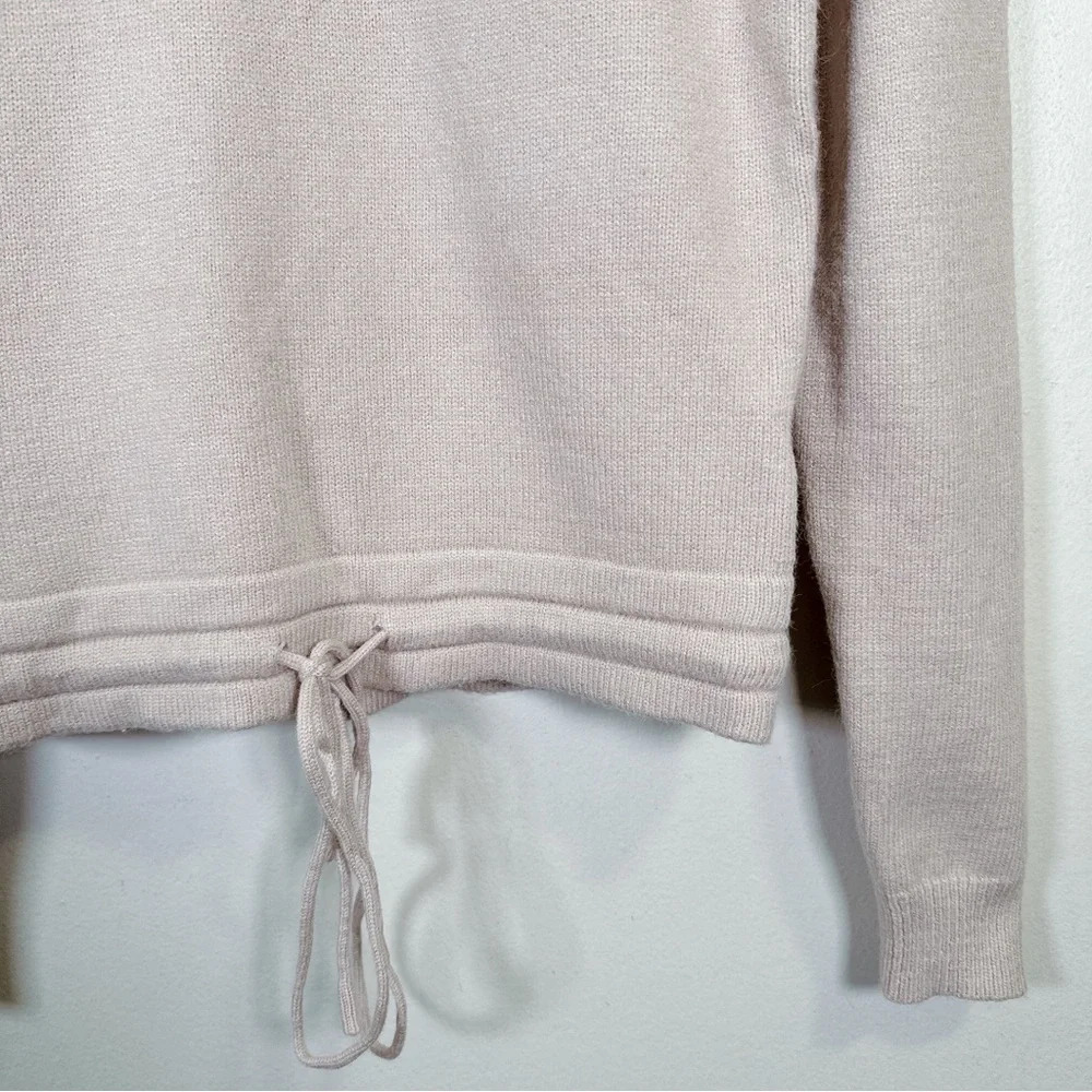 Heartloom Crew Neck Tie Waist Sweater Beige Color - Picture 9 of 16